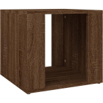 TABLE DE CHEVET CHÊNE MARRON 41X40X36 CM BOIS D'INGÉNIERIE