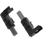 2X BALAIS DE CHARBON POUR MOTEUR COMPATIBLE AVEC HOOVER LBAQ130/1T 31000475, LBAUS 130 TR 31124225, LBAUSE 12 TR 31124217 MACHINE À LAVER - VHBW