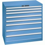 ARMOIRE 8 TIROIRS SÉRIE 78.294-CAPACITÉ 75KG-BLEU - LISTA