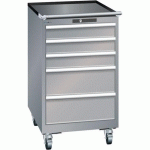 ARMOIRE GRIS PIGEON 564X725X990 AVEC 5 TIR. 75KG - LISTA