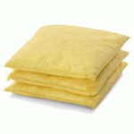 COUSSINS ABSORBANTS HYDROCARBURES, LIQUIDES CORROSIFS OU TOUS TYPES
