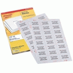 ETIQUETTE ADRESSE LASER 63,5 X 33,9 MM AVERY L7159-100 BLANCHE - BOÎTE DE 2400