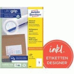 ETIQUETTE UNIVERSELLE, 70 X 37 MM, BLANC