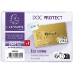 ETUI DE PROTECTION POUR CARTE BANCAIRE - EXACOMPTA