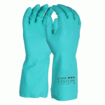 GANTS DE MANUTENTION PROTECTIONS CHIMIQUES DOUBLÉS COTON - BLEU - TAILLE 7