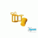 KIT GRILLE JAUNE DYNACUBE DYNAMIC 14X14MM