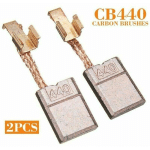 BALAIS DE CHARBON POUR MOTEUR MAKITA CB-440 - COMPATIBLE AVEC 18 DHP456, DDF456, BDF452, DTD14