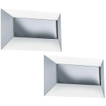 LOT DE 2 LAMPES D'EXTÉRIEUR LED 5 WATTS APPLIQUES MURALES MAISON ÉCLAIRAGE DE GARAGE