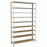 RAYONNAGE D\'ARCHIVES RAPID 2 1980X1220X305 9 TAB GRIS - MANUTAN COLLECTIVITÉS