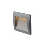 RENDL LIGHT - GORDIQ M PLAFONNIER ENCASTRÉ GRIS ANTHRACITE 230V LED 3W IP65 3000K