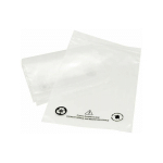 SACHET DE PRÉSENTATION ZIP 100X100 MM (X1000 PCS) - TRANSPARENT - RÉSISTANT