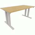 BUREAU RÉGLABLE HEAVY DUTY DOUBLE - 1730 MM - CHÊNE - ACTIFORCE