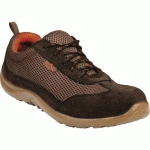 CHAUSSURES BASSES COMO S1P SRC CUIR CROUTE VELOURS ET MESH - DELTA PLUS