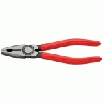 PINCE UNIVERSELLE 180MM AVEC TRANCHANT - GAINAGE PVC - TÊTE POLIE - KNIPEX
