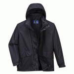 PORTWEST S507 PARKA RESPIRANTE 3-EN-1 ARGO NOIR - TAILLE L