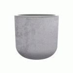 POT ROND BASALT'UP - 67 L - GRIS BÉTON EDA PLASTIQUES