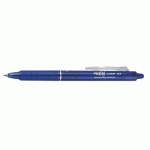 LOT DE 2 - STYLO ROLLER PILOT FRIXION BALL CLICKER EFFAÇABLE RÉTRACTABLE BLEU POINTE 0,7 MM - ÉCRITURE FINE BLEU