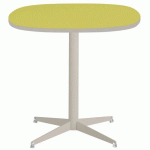 TABLE TAMARIS 80 X 80 PL.VERT ANIS/SABLE PIET.SABLE/ARGENT