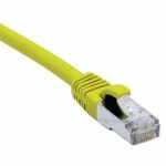 CORDON RJ45 CATÉGORIE 6A F/UTP LSOH SNAGLESS JAUNE - 20 M