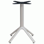 PIED DE TABLE NEMO FIXE HAUTEUR 73 CM - PEINT TAUPE - S-CAB