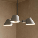 DFTP BY NORDLUX SUSPENSION STAY À 3 LAMPES, GRISE