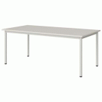 TABLE MALIBU 160X80 T4 4P STRA ABS BLC SEL W911/BLC 9016