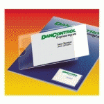 POCHETTES PERFORÉES VIQUEL A4 POUR CARTES DE VISITE POLYPROPYLÈNE LISSE 10,5/100E - BOÎTE DE 10