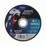 20 MEULES DE TRONÇONNAGE À MOYEU DÉPORTÉ SUPER BLEUE 5 - 115 X 3,20 X 22,23 MM NORTON