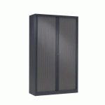 ARMOIRE MÉTAL À RIDEAUX 120 X 198 CM À MONTER COLORIS ANTHRACITE - MANUTAN COLLECTIVITÉS