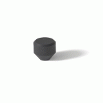 BOUTON DE MEUBLE MESH - EN ALUMINIUM - FINITION NOIR MAT - D36 H28 ESTAMP