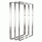 CADRE À ENTREMET INOX 56.5 X 36.5 X 3.5 CM
