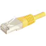 DEXLAN CORDON RJ45 CATEGORIE 6A F/UTP JAUNE - 0,3 M