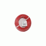 CÂBLE D’INSTALLATION H07V-U 25 M 1.5MM² ROUGE AVEC ISOLANT EN PVC - FILS & CÂBLES - 60101018A