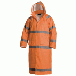 MANTEAU DE PLUIE HAUTE VISIBILITÉ NIVEAU 1 TAILLE 4XL - MANUTAN COLLECTIVITÉS