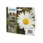 MULTIPACK 4 COULEURS 18XL EPSON C13T18164010 - NOIR 470 PAGES - COULEURS 450 PAGES