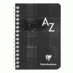 RÉPERTOIRE ALPHABÉTIQUE SPIRALE CLAIREFONTAINE METRIC 9,5 X 14 CM 100 PAGES