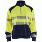 SWEAT COL CAMIONNEUR HAUTE-VISIBILITÉ TAILLE S - BLAKLADER