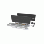 TIROIR EN KIT - CÔTÉS MÉTAL 131 MM - 40 KG - L 400 MM - BLANC - VERTEX EMUCA