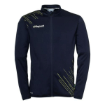 VESTE CLASSIC ENFANT - UHLSPORT - SCORE 26 BLEU MARINE/JAUNE FLUO