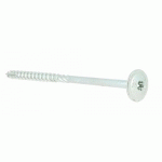 VIS À BOIS - TÊTE DISQUE -TORX - ZINGUÉ BLANC - CONSTRUCTION EN BOIS - 8 X 140 MM VKING