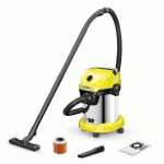 KÄRCHER - ASPIRATEUR EAU ET POUSSIÈRES À BATTERIE WD 3-18 S (SANS LA BATTERIE AMOVIBLE)