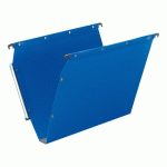 LOT DE 10 - DOSSIER SUSPENDU POUR ARMOIRES POLYPROPYLÈNE OPAQUE ULTIMATE ELBA FOND 30 MM BLEU