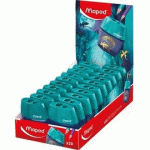 LOT DE 20 - TAILLE-CRAYON 2 TROUS DRAGON, EN PLASTIQUE, PRÉSENTOIR