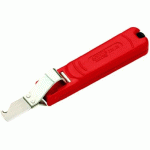 OUTIL POUR DÉGAINER LES CÂBLES POUR GAINES EN PVC ISOLANT OU CAOUTCHOUC AVEC LAME CROCHET 220-28 SAM OUTILLAGE