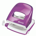 PERFORATEUR DE BUREAU 2 TROUS WOW LEITZ - CAPACITÉ 30 FEUILLES - VIOLET