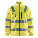 VESTE POLAIRE HAUTE VISIBILITÉ JAUNE TAILLE XXXL - BLAKLADER