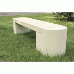 BANQUETTE NEUCHATEL 2000X400X420 MM BLANC LISSE
