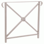 BARRIÈRE HÉRITAGE ROSACE 80 CM DOUBLE CROSSE - GRIS 7044 - PROCITY