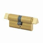 CYLINDRE EUROPÉEN POMPIER LONGUEUR 30X30MM ET TRIANGLE DE 14MM LAITON - COUILLET - TE14053932