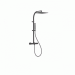 ENSEMBLE DOUCHE THERMOSTATIQUE · DOUCHE FIXE DE 300X300 MM. À ROTULE. · DOUCHETT - TRES 21139501NM